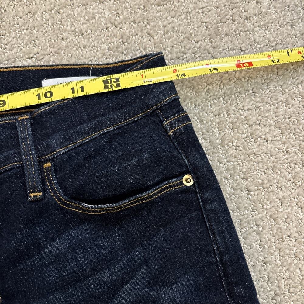 Frame Le High Flare High-rise Flared Jeans Women’s Size 29/30 Blue Dark Wash - Picture 6 of 9